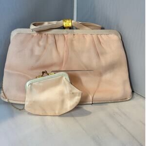 Magid vintage purse, silk after 5 collection with coin purse, 1950's, 60's , MCM